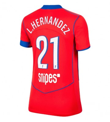 Paris Saint-Germain Lucas Hernandez #21 Replik 3rd trikot Damen 2025-26 Kurzarm